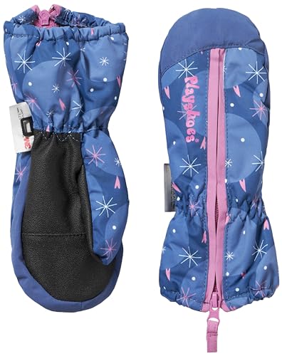 Playshoes Guanto, Guanti Invernali Unisex - Bambini E Ragazzi, Cerniera Blu Scuro, 1 (Ca.1-2 Anni)