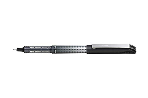 Penna Rollerball Ub-185S Eye Needle, Inchiostro Nero A Prova Di Manomissione, Pennino Da 0,5 Mm, Scatola Da 12 Pezzi