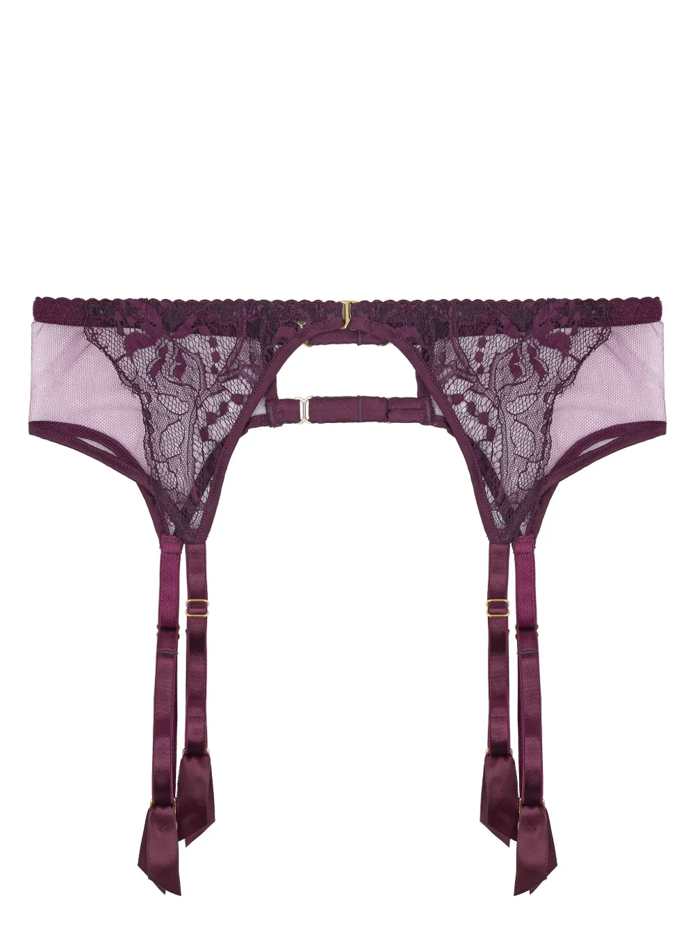 Fleur Of England Eliza suspender belt - Viola