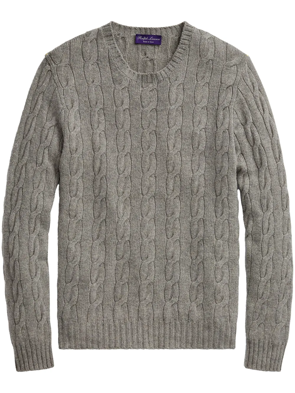 Ralph Lauren Purple Label cable-knit cashmere sweater - Grigio