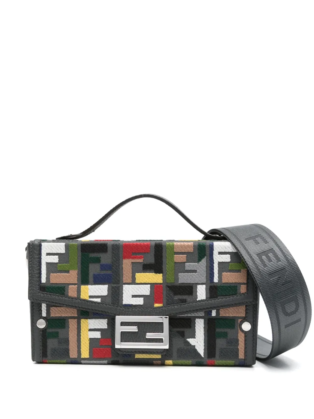 FENDI Baguette Soft Trunk tote bag - Grigio