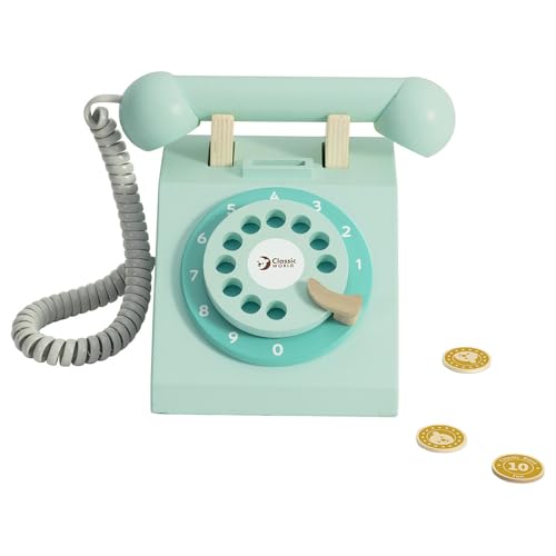 Classic World - Telefono Retrò - Legno - Cl50551