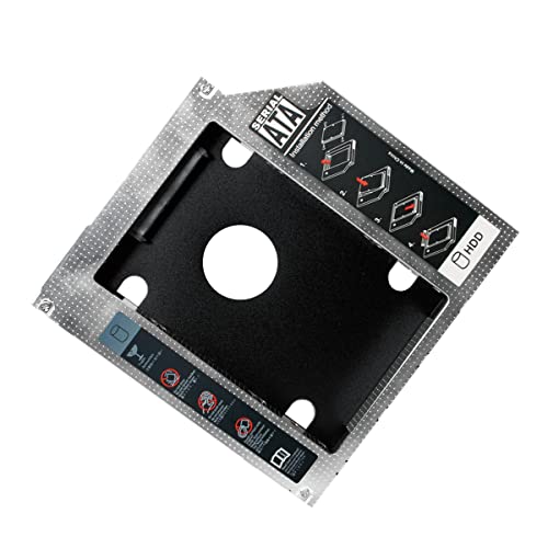 Logilink Ad0016 Sata Hdd Caddy Adattatore Per Hdd/Ssd Da 12,7 Mm Nero