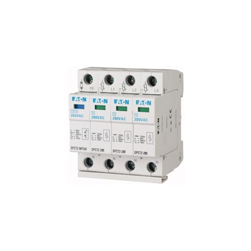 Eaton 167620 Ueberspannungsableiter Steckbar, 3P + N, 280 Vac, 20 Ka