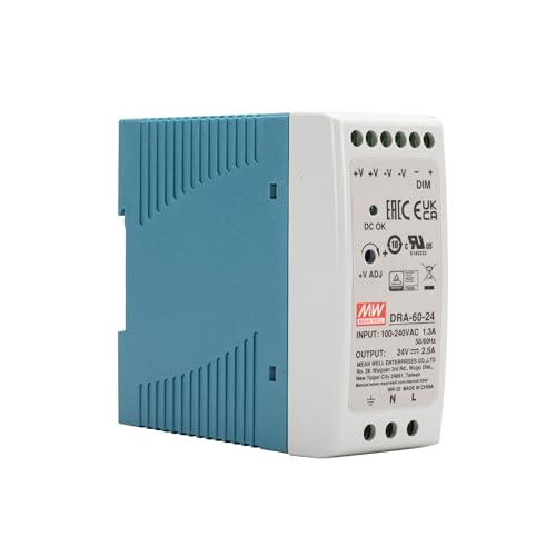 Meanwell Dra-60-24 Alimentatore Per Guida Din 24 Vdc 2.5 A 60 W 1 X