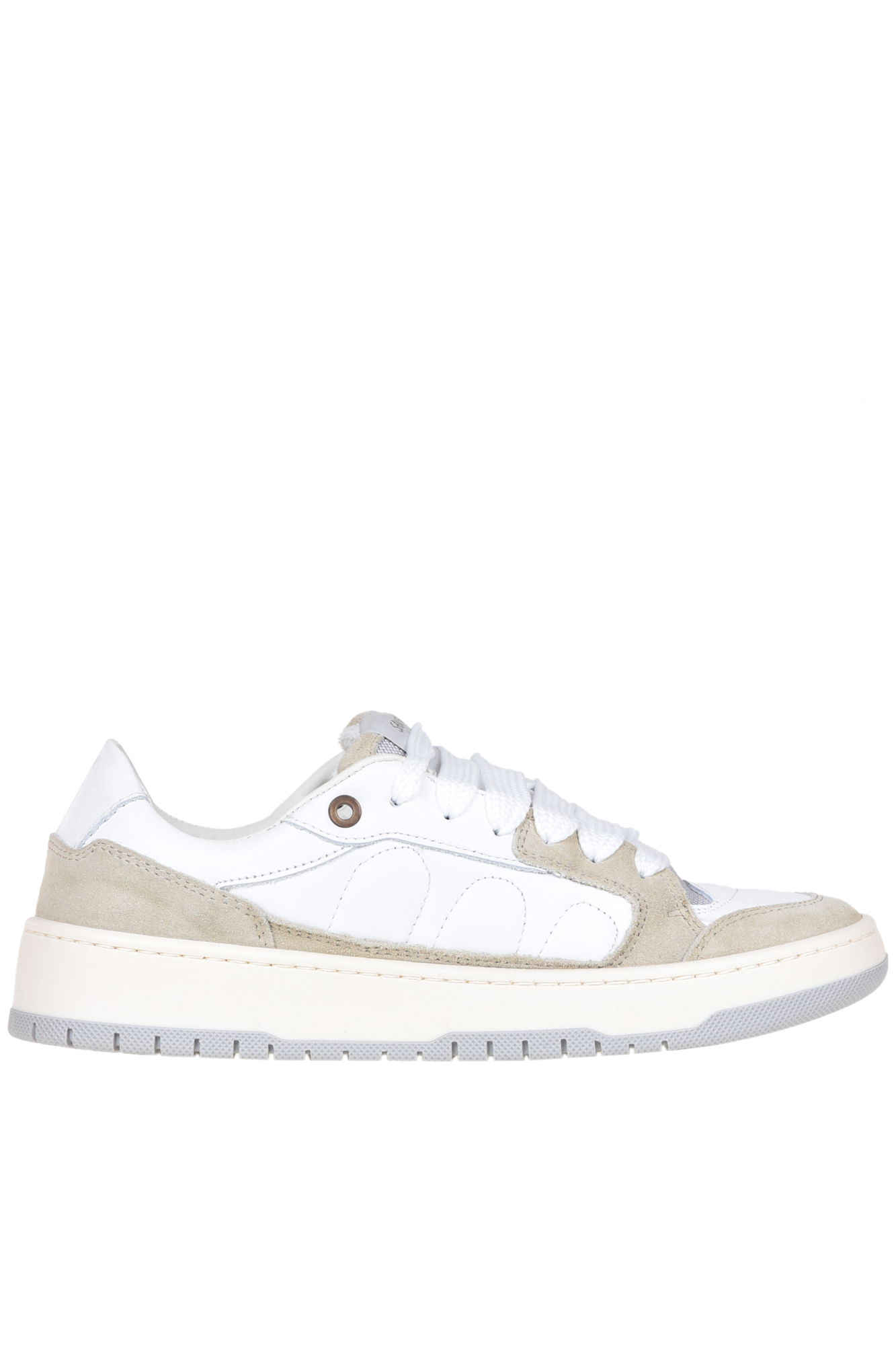 Sneakers in pelle e suede