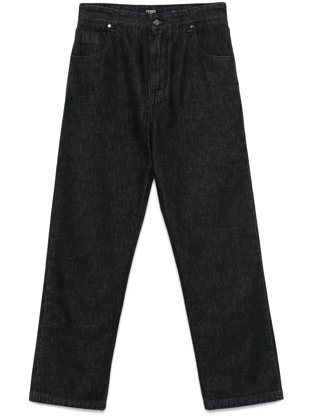 FENDI straight-leg jeans - Nero