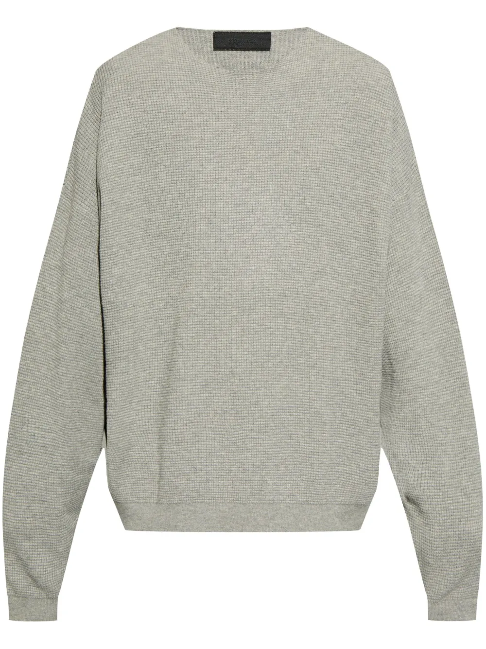 FEAR OF GOD ESSENTIALS waffle-knit sweater - Grigio