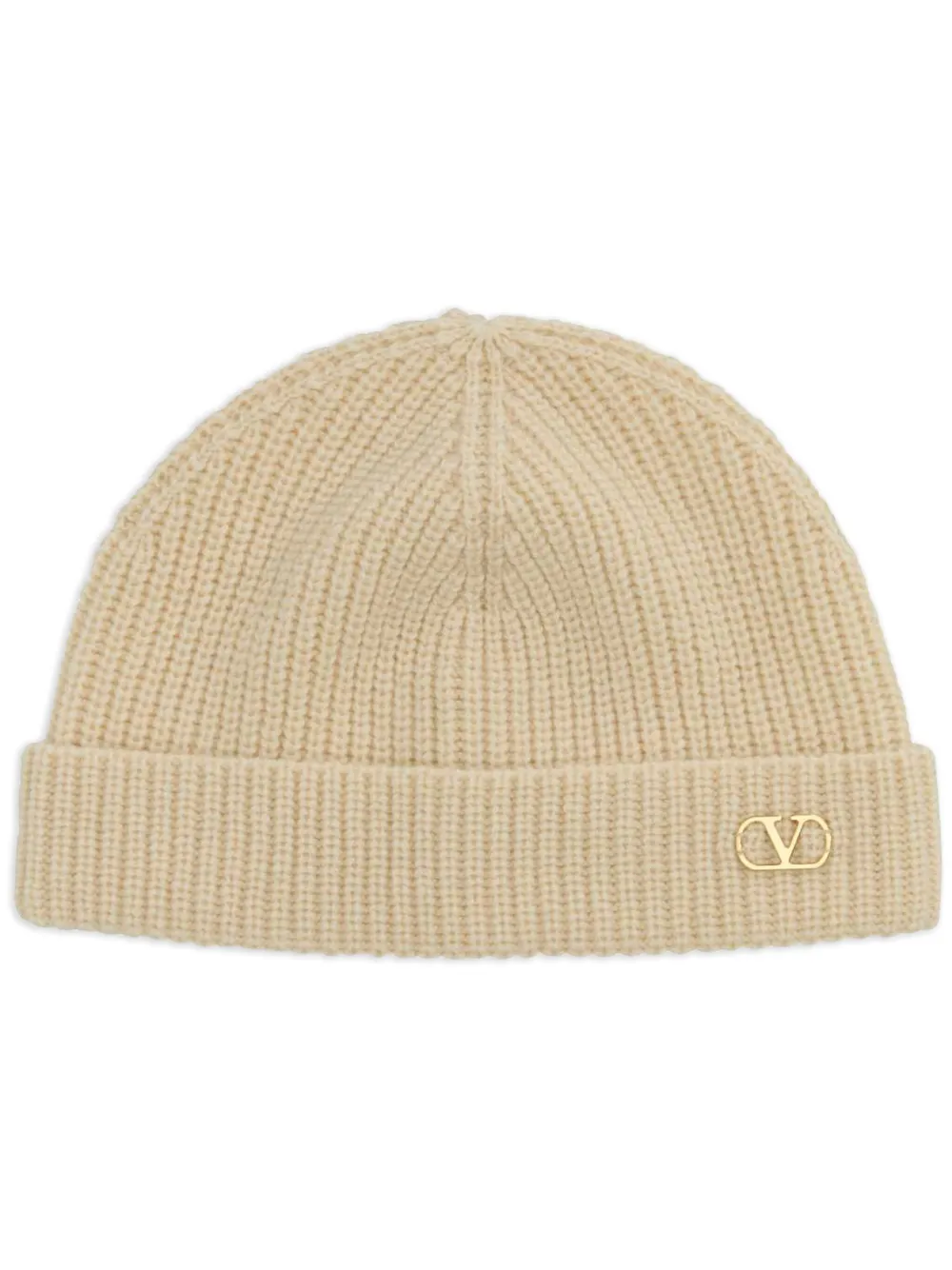 Valentino Garavani cashmere beanie hat - Toni neutri
