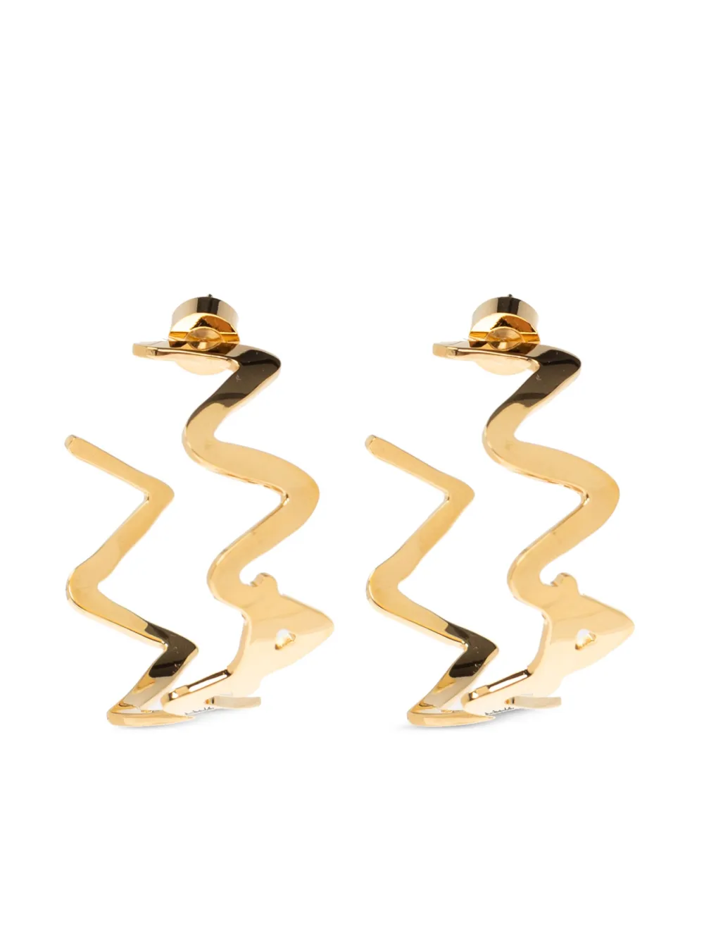 Marni logo hoop earring - Oro