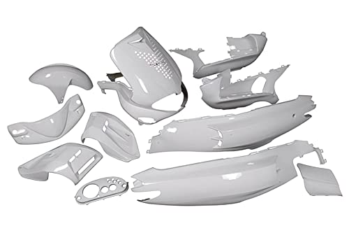 Verkleidungskit Str8 Completo 15 Pezzi Per Gilera Runner (Fino All' Anno 08/2005), Bianco