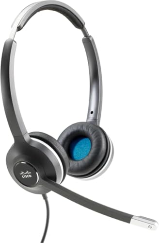 Cisco Headset 532 - Cuffia Biaurale A Disconnessione Rapida, Adattatore Usb-A, Colore Antracite, Due Anni Di Garanzia Limitata (Cp-Hs-W-532-Usba=)