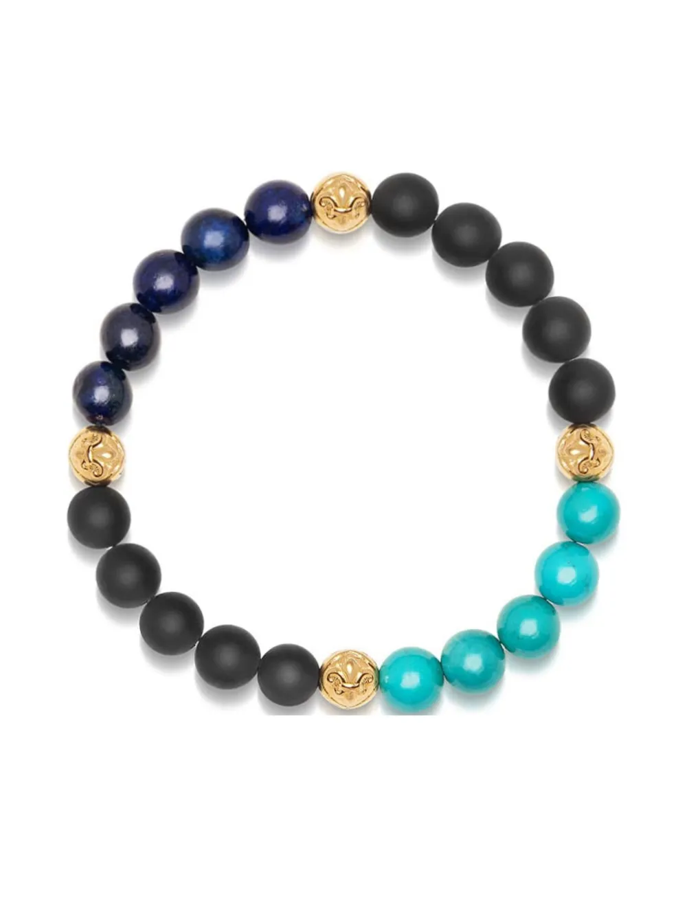 Nialaya Jewelry braded bracelet - Blu