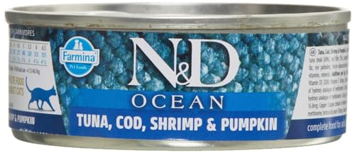 N&D Cat Ocean Tuna, Cod, Shrimp & Pumpkin 70 Gr