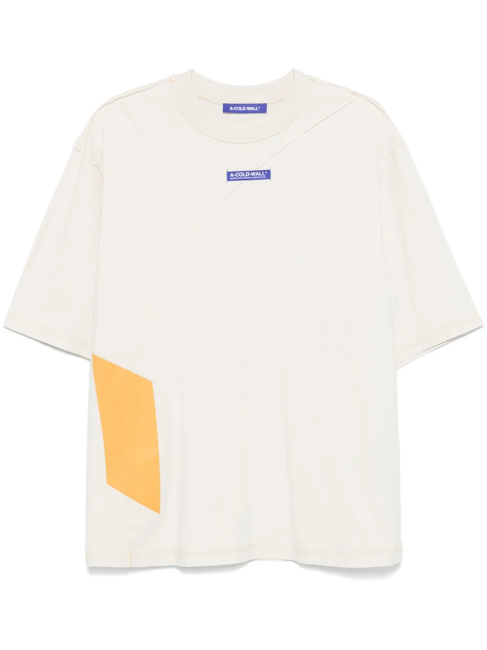 A-COLD-WALL* Aspect T-shirt - Toni neutri