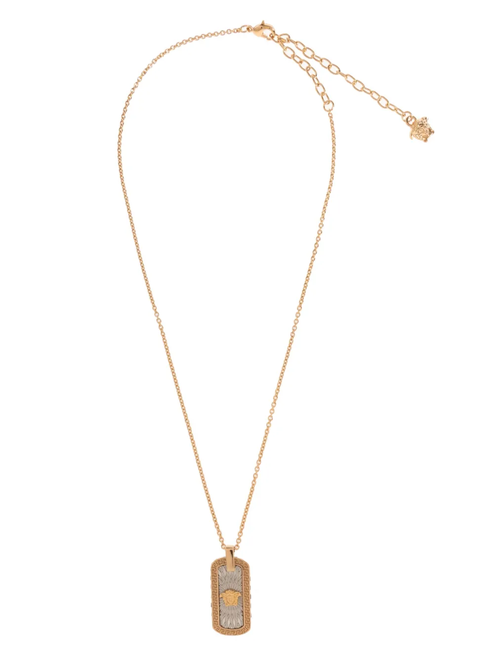 Versace crystal-pendant necklace - Oro
