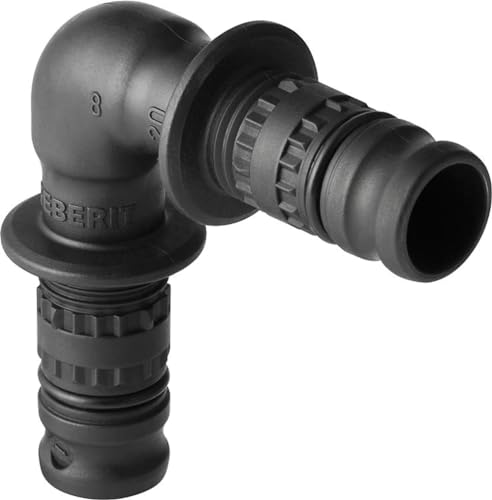 Geberit 621.271.00.5 Mepla Gomito Intermedio A Pressare 90 Gradi, Grigio