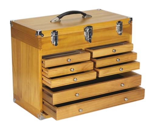 Sealey Ap1608 W Machinist Cassetta Degli Attrezzi Con 8 Cassetti
