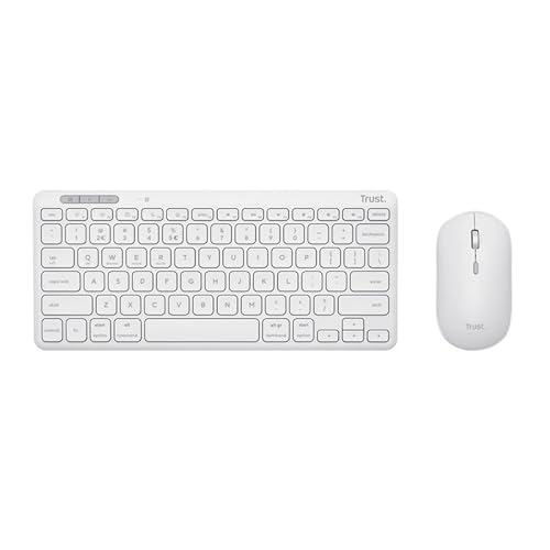 Trust Lyra Wireless Keyboard & Mouse White De