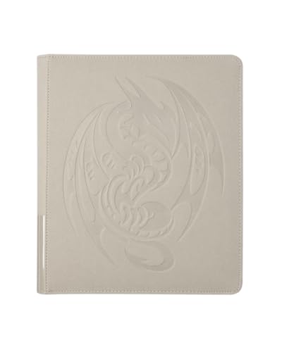 Arcane Tinmen- Raccoglitore: Dragon Shield: Card Codex Portfolio 360: Ashen White Drago At-39312, Colore, B0C364Xld9-Fba