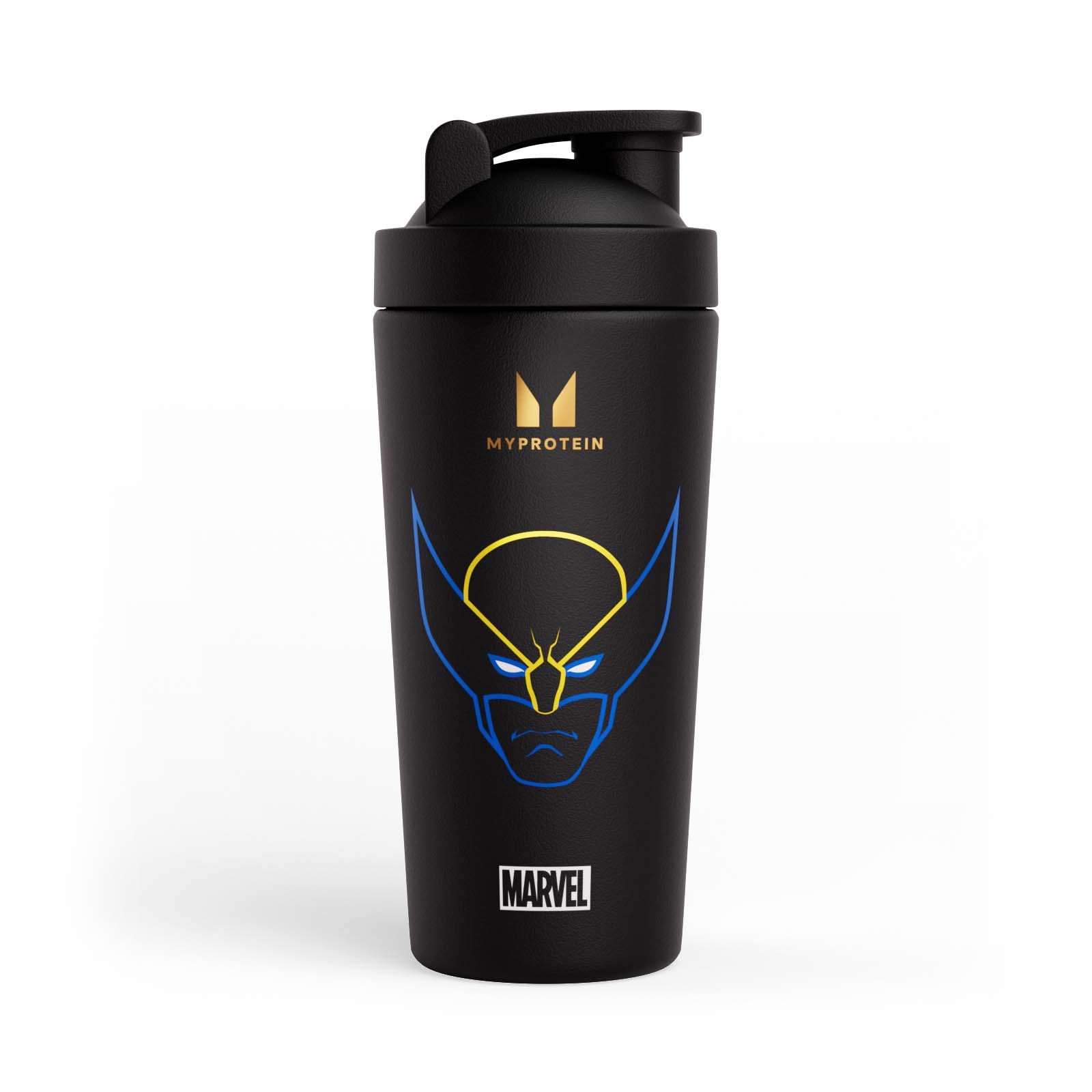 Myprotein Wolverine Metal Shaker - Black