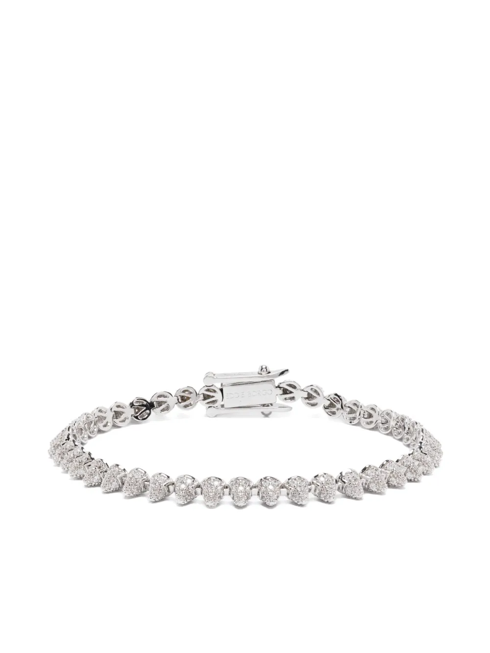 Eddie Borgo Pavé Cone tennis bracelet - Argento