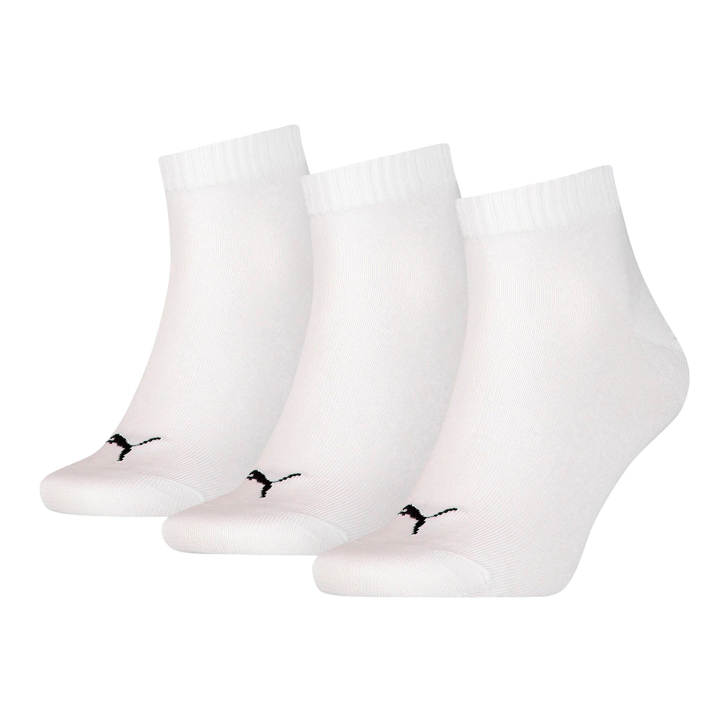 Puma 3-Pack Witte Schoen Voeringsokken Heren