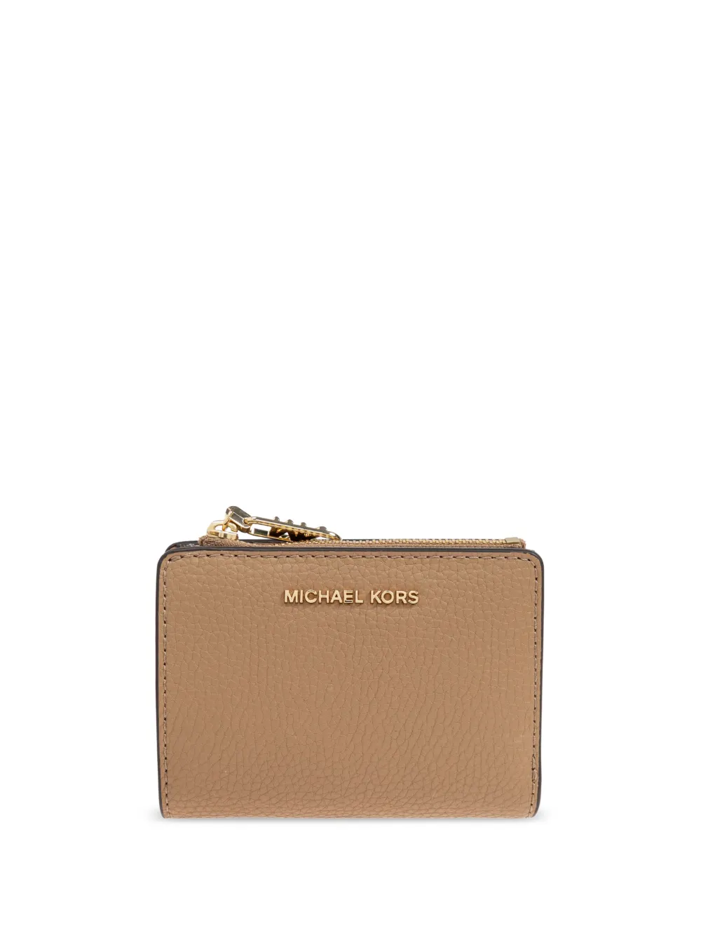 Michael Michael Kors logo-lettering wallet - Marrone