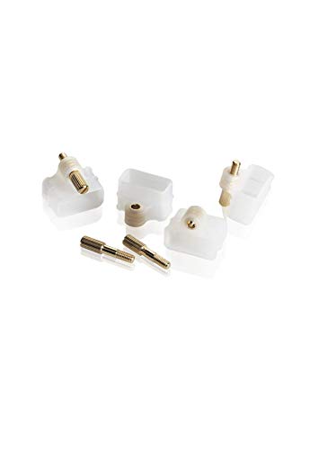 Oehlbach Pure Lock! - Tappi In Plastica Per Il Bloccaggio Di Connettori Hdmi (Per Tv, Lettore Blu-Ray, Ricevitore Av, 4 Pezzi