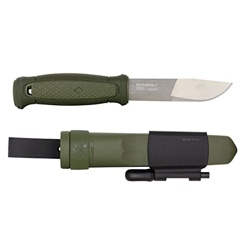 Mora Coltello Da Sopravvivenza Kansbol Kit Con Guaina In Polimero - Verde
