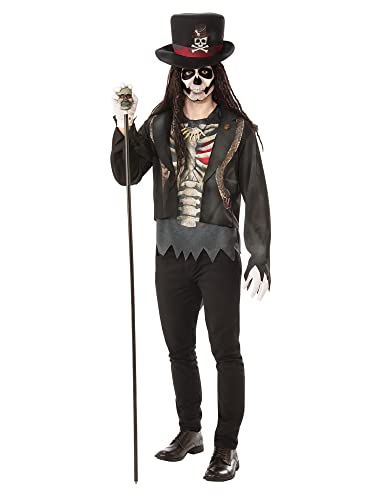 Bristol Novelty 301574Std000 Costume Da Uomo Voodoo Per Adulti, Multicolore, Std Halloween