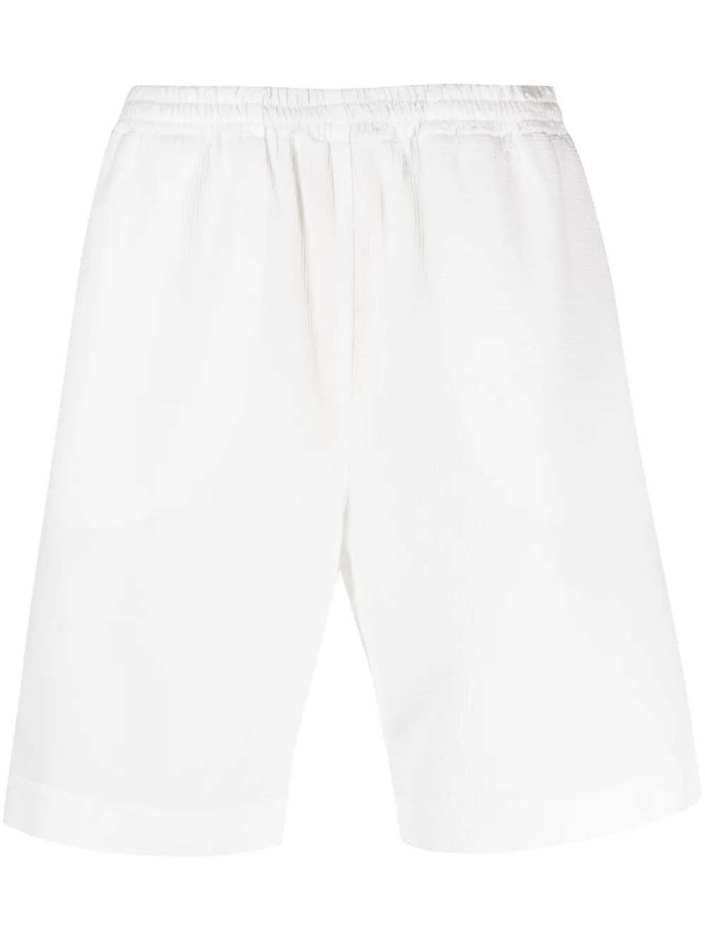 AMISH Shorts con applicazione - Bianco