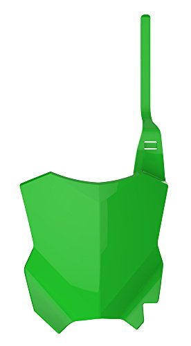 Polisport 8665900001 - Tabella Portanumero Replica Oem Realizzata In Plastica Lucida Resistente E Durevole Compatibile Con Le Moto Kawasaki In Colore