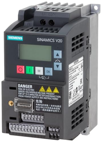 6Sl3210-5Bb17-5Uv1 - Lampada Sinamics V20 1Ac200-240V-10/+10% 47-63Hz, Potenza Nominale 0,75 K