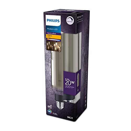 Philips Led T65 Filamento Smoky 25W E27 Dim