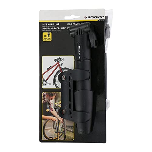 Dunlop - Mini Pompa Da Viaggio Con Adattatore