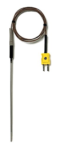 80Pk-9,Type K Lance Tip Probe,Thermocouple Assembly,Type K,Lance Tip Probe,Molded Plug,1M,Bulk
