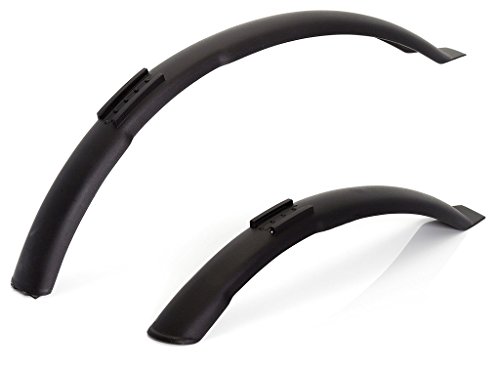 Xlc Mg-C03, Set Di Parafanghi Atb Unisex Adulto, Nero, 20"