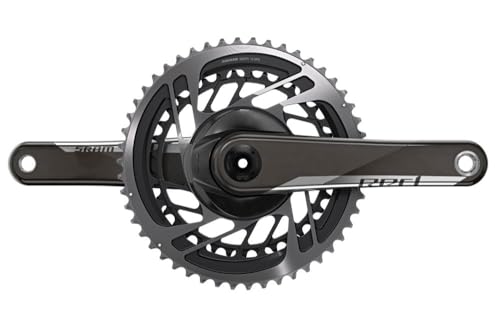 Sram Guarnitura Red Axs Pedivella 175Mm Corone 48-35 12 Velocità Dub Unisex Adulto, Nero, 175Mm-48-35T