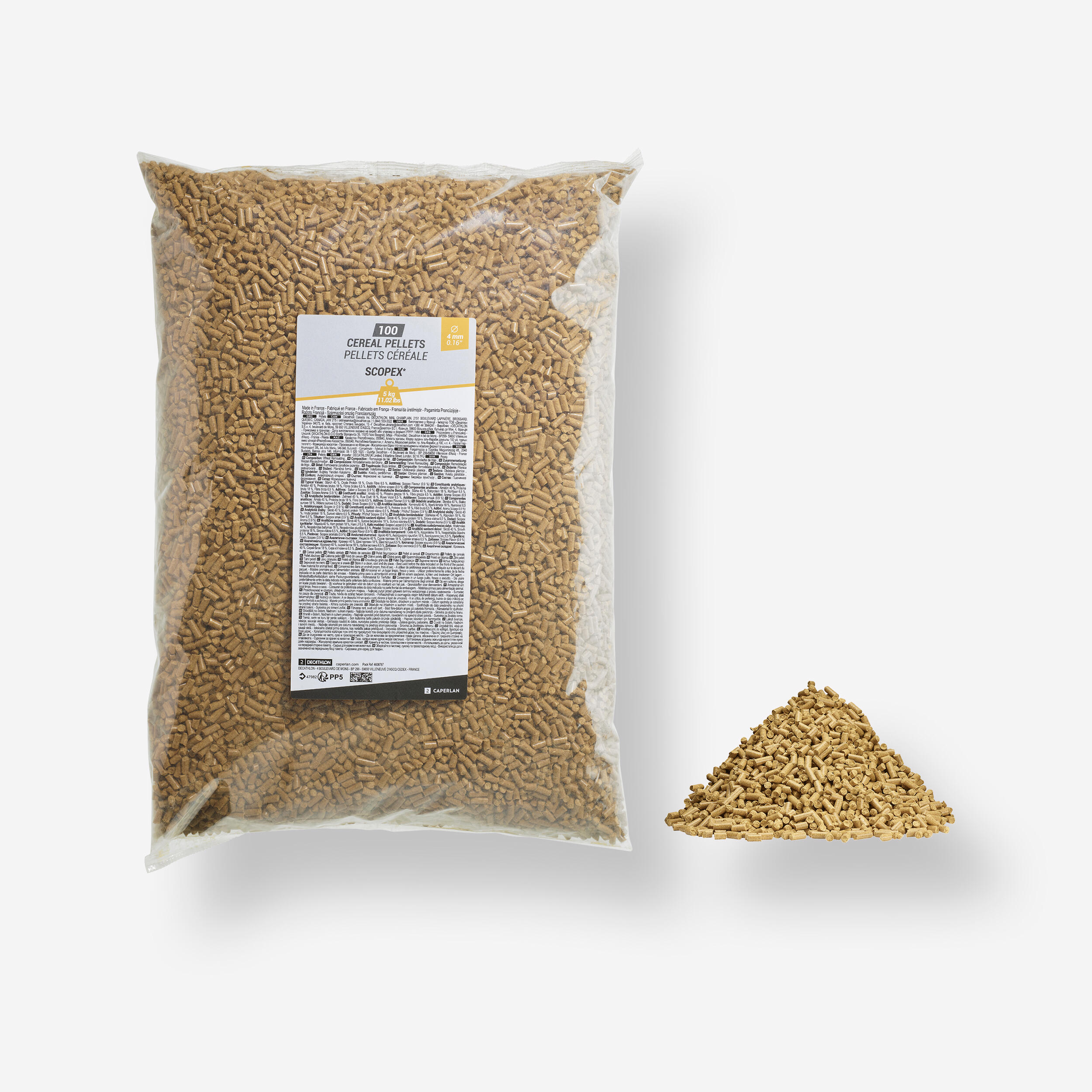 Decathlon | Pellet carp fishing 100 Scopex 4mm 5 kg |  Caperlan