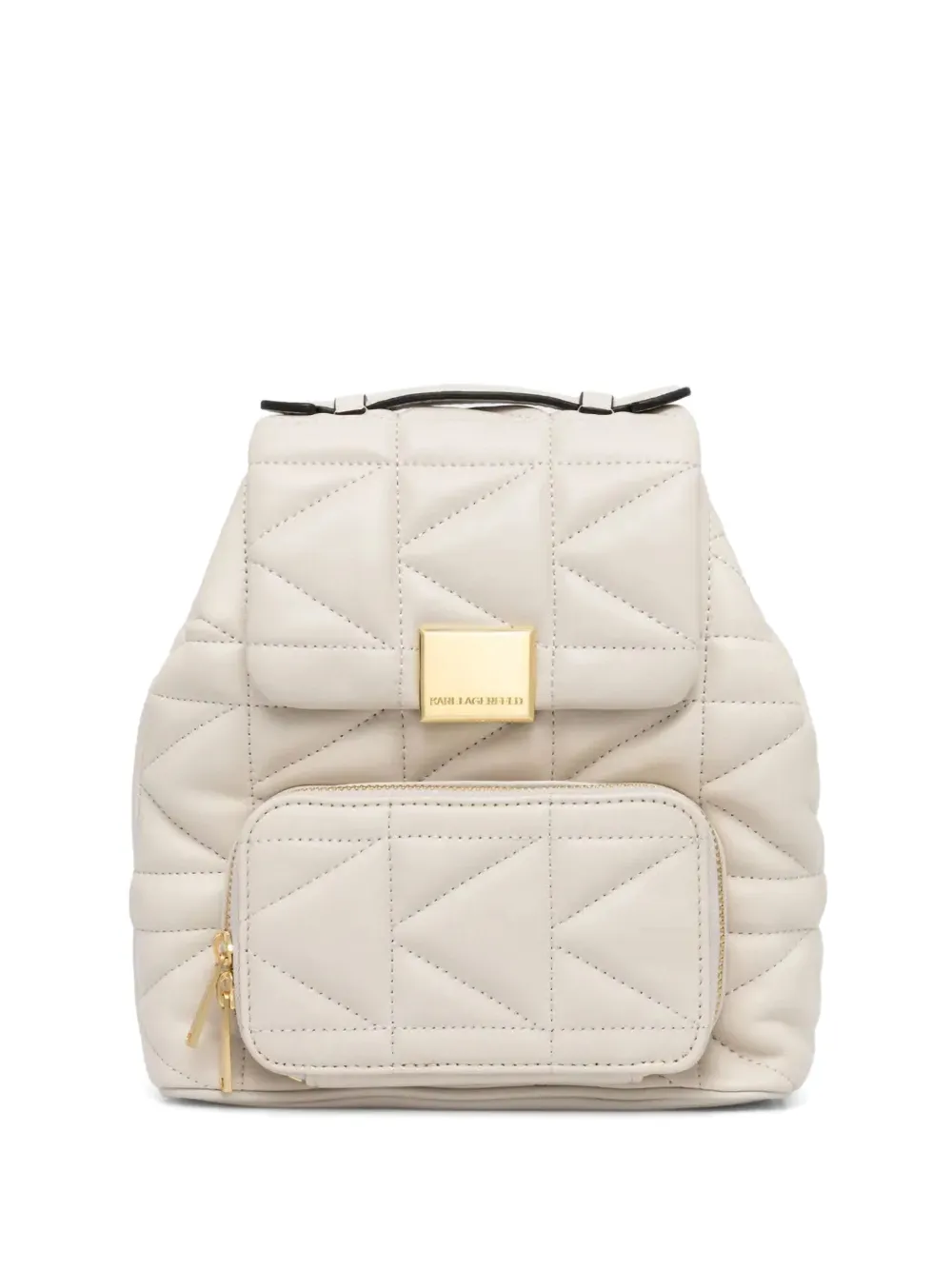 Karl Lagerfeld small K/Kult backpack - Toni neutri