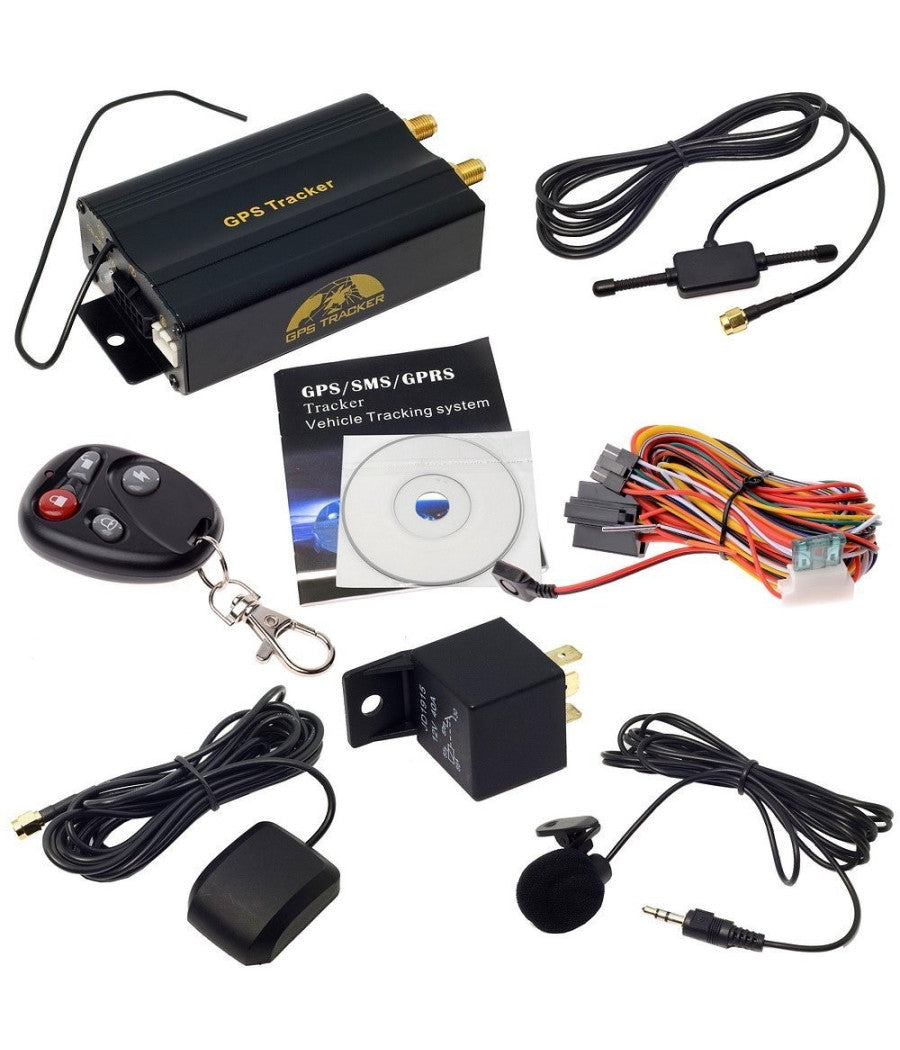Localizzatore satellitare antifurto gps gsm gprs gps tracker tk103-b auto moto