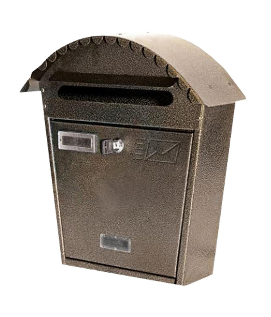 Cassetta posta postale in ferro battuto verniciato buca lettere 36x37x13cm