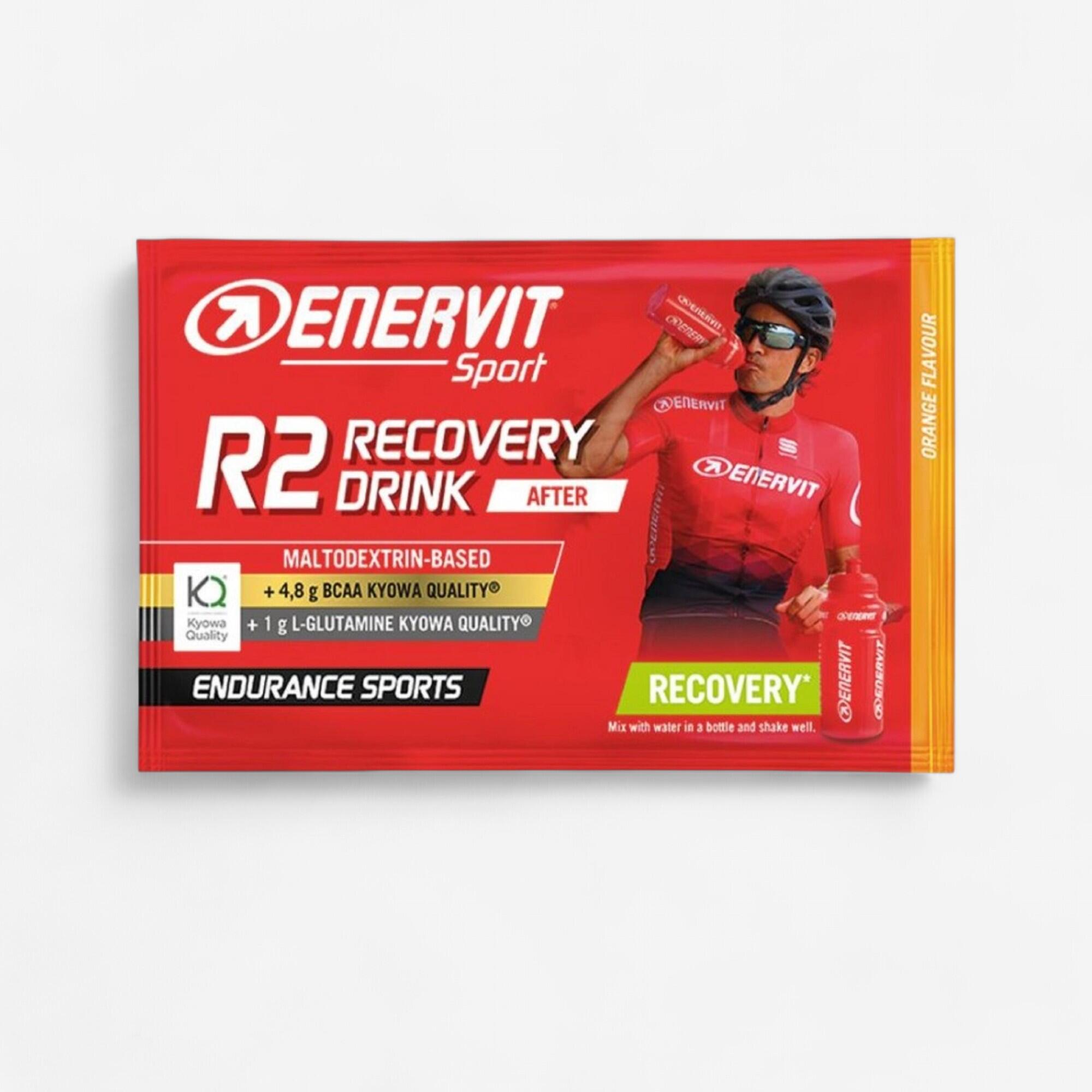 Decathlon | Bevanda energetica Enervit Recovery R2 Sport Arancia Busta 50g |  Enervit