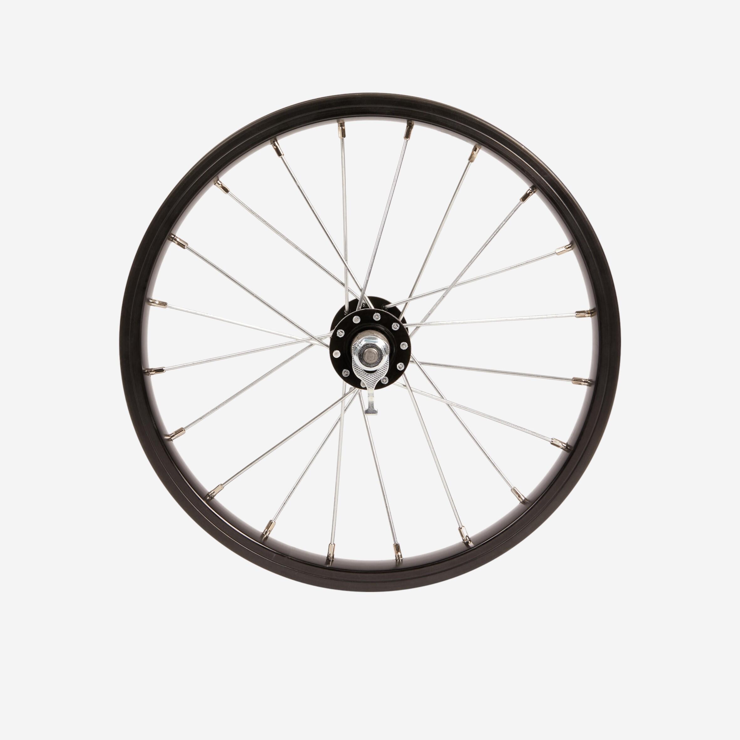 Decathlon | Ruota anteriore bici bambino 14 nera |  Btwin