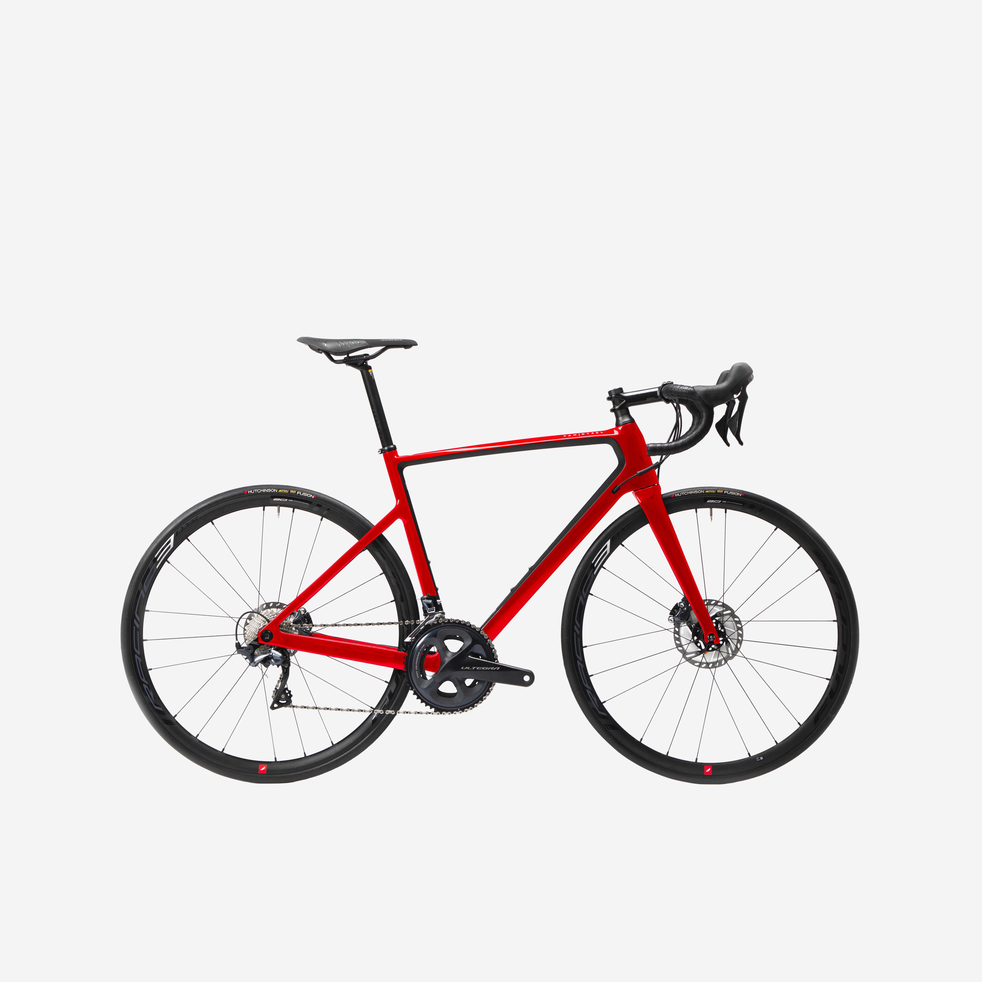 Decathlon | Bici da corsa VAN RYSEL EDR CF ULTEGRA rossa |  Van Rysel