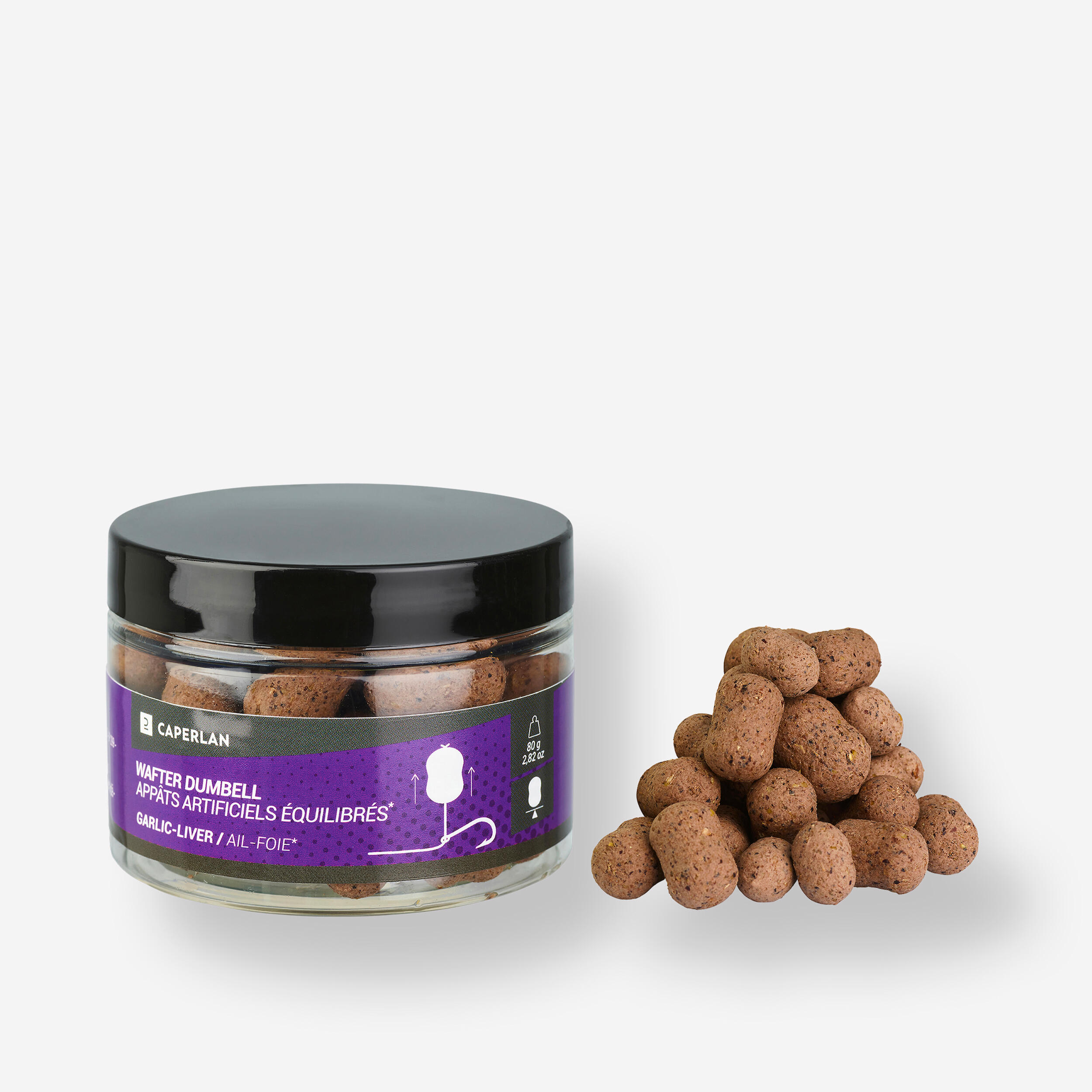 Decathlon | Dumbell wafter carpfishing Garlic liver |  Caperlan