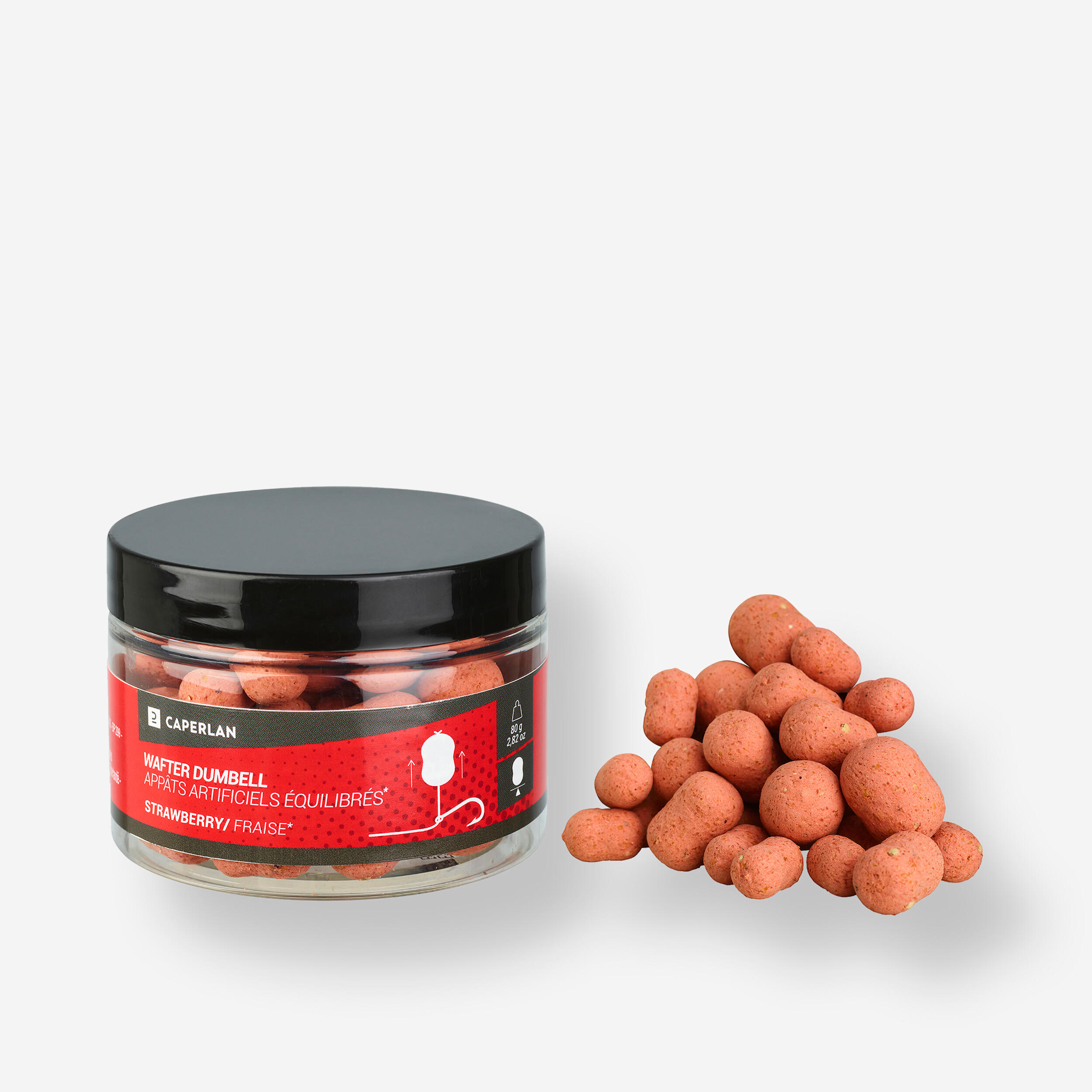 Decathlon | Dumbel wafter carpfishing fragola |  Caperlan