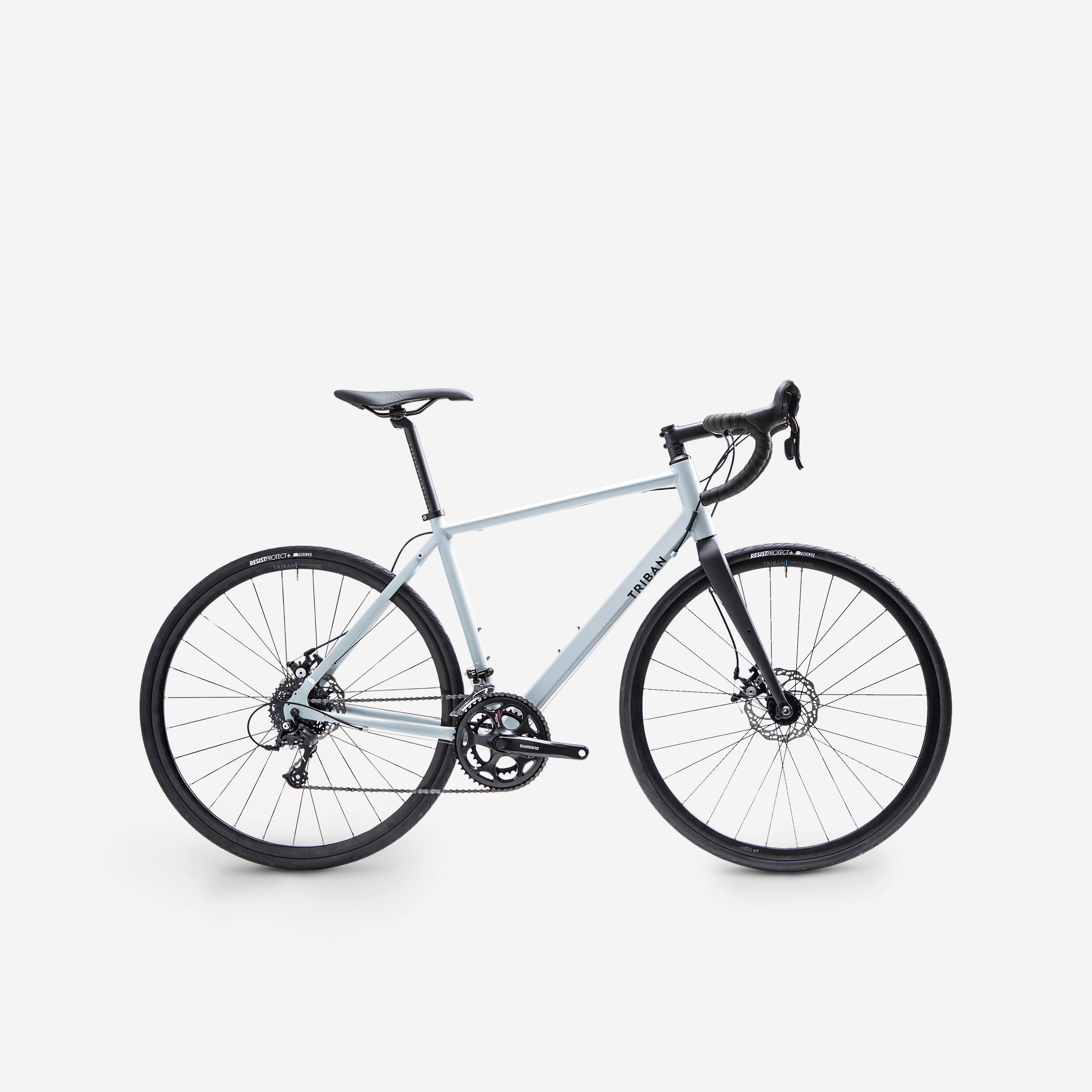 Decathlon | Bici da corsa Triban RC120 grigio chiaro |  Triban