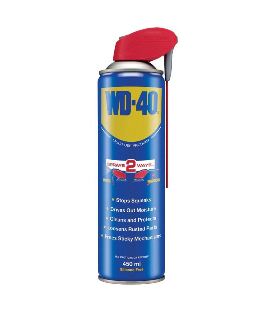 Spray lubrificante multifunzione wd40 sbloccante pulitore 450ml smart wd-40